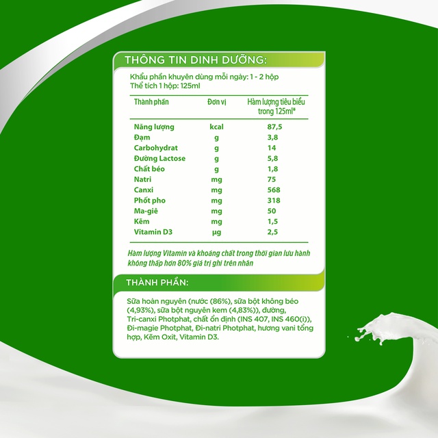 Sữa nước Anlene CONCENTRATE đậm đặc Lốc 4x125ml