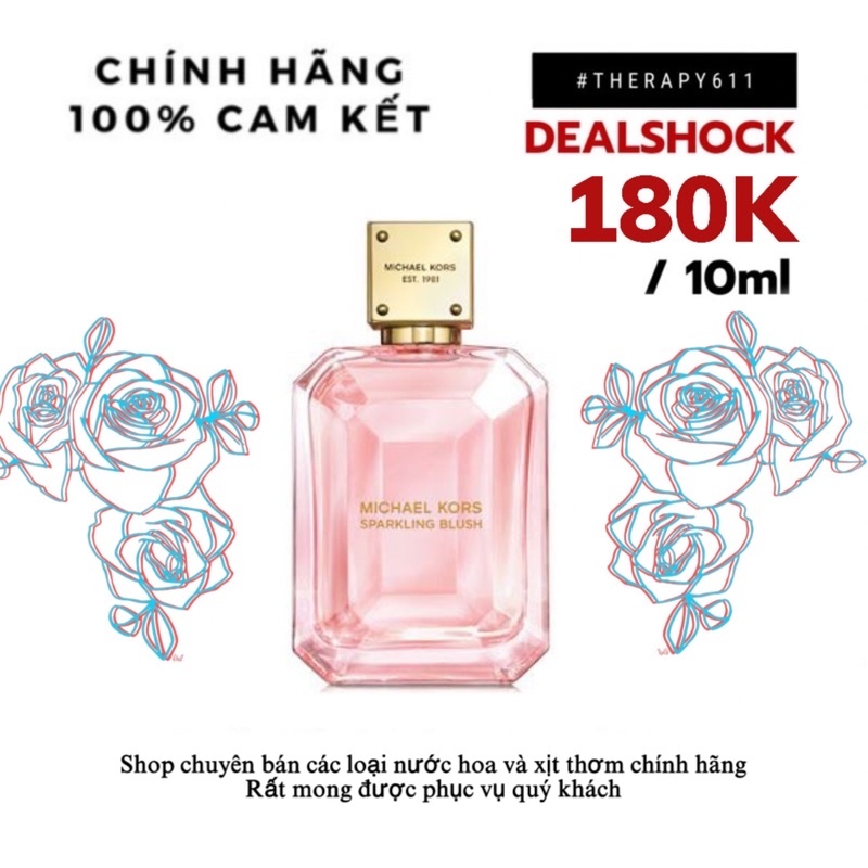 [𝗦𝗔𝗟𝗘]..::✨Nước Hoa Michael Kors Sparkling Blush✨::..