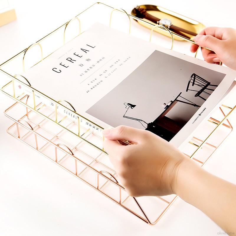 Giá đỡ để tài liệu/sách báo để bàn/treo tường sáng tạo
