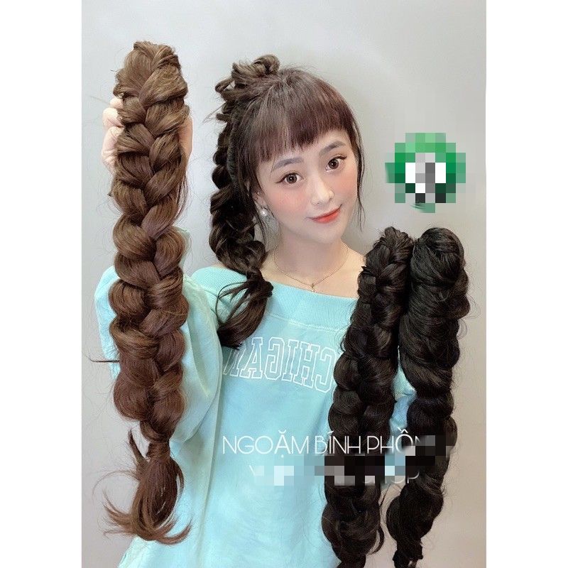 tóc ngậm bính phồng