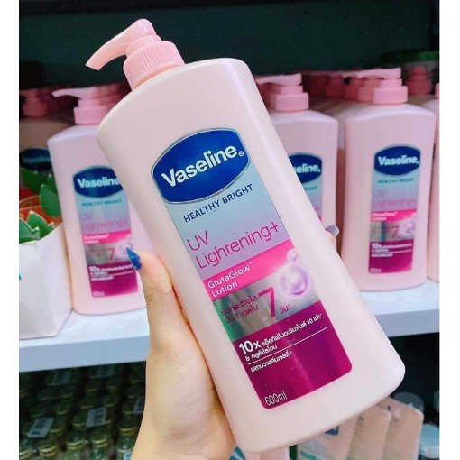 Sữa Dưỡng Thể Vaseline Healthy Bright 10X Dưỡng Trắng Da Hiệu Quả 400ml Và 600ml