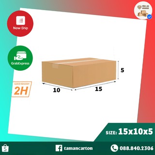 Hộp carton 15x10x5
