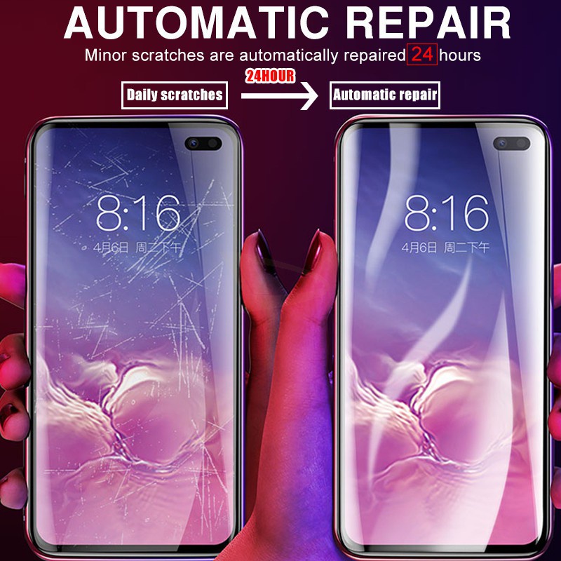 Miếng dán bảo vệ màn hình Hydrogel 2 trong 1 cho Samsung Galaxy A24 A14 A34 A54 A05s S23 FE A33 A53 A73 A72 A52s A32 A22 A50s A30s A20 A30 A11 A12 A13 A23 A31 A51 A71 A02s A03s A04s S20 FE 5G 4G