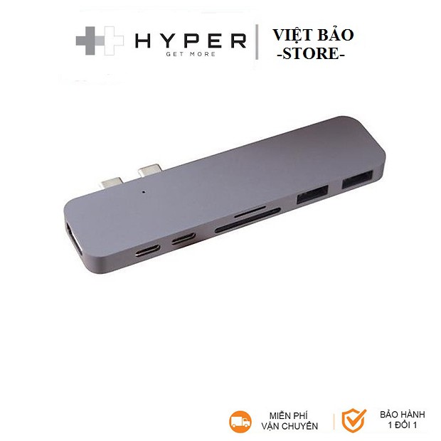 CỔNG CHUYỂN HYPERDRIVE 7 in 2 USB-C HUB MACBOOK PRO 13″ AND 15″ 20162017