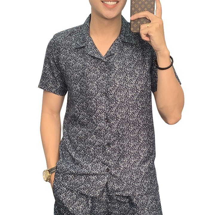 Áo sơ mi - Áo sơ mi ngắn tay - kiểu dáng trẻ trung, phom vừa vặn mặc rất thoải mái, chất vải cotton mát không nhắn | BigBuy360 - bigbuy360.vn