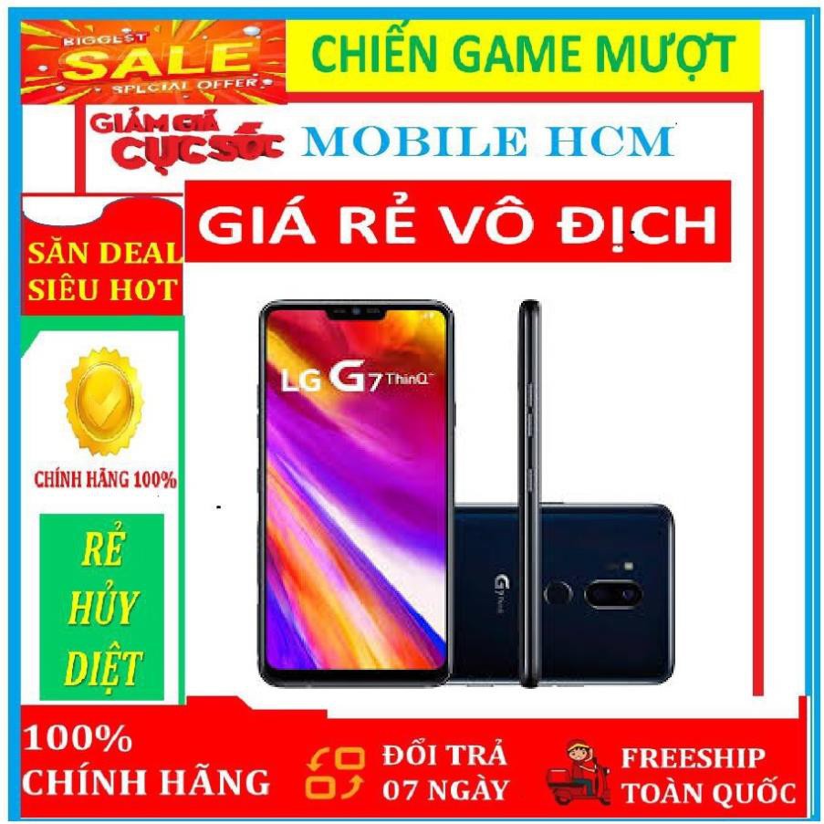 điện thoại LG G7 ram 4G/64G mới ,, Cấu hình mạnh Snapdragon 845, Chơi PUBG-Liên Quận cực đỉnh