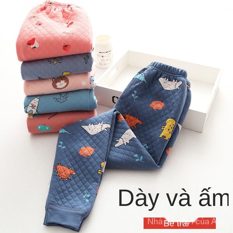 Cotton Warm Thick Children Boys And Girls Thick Warm Thick Cotton Pants