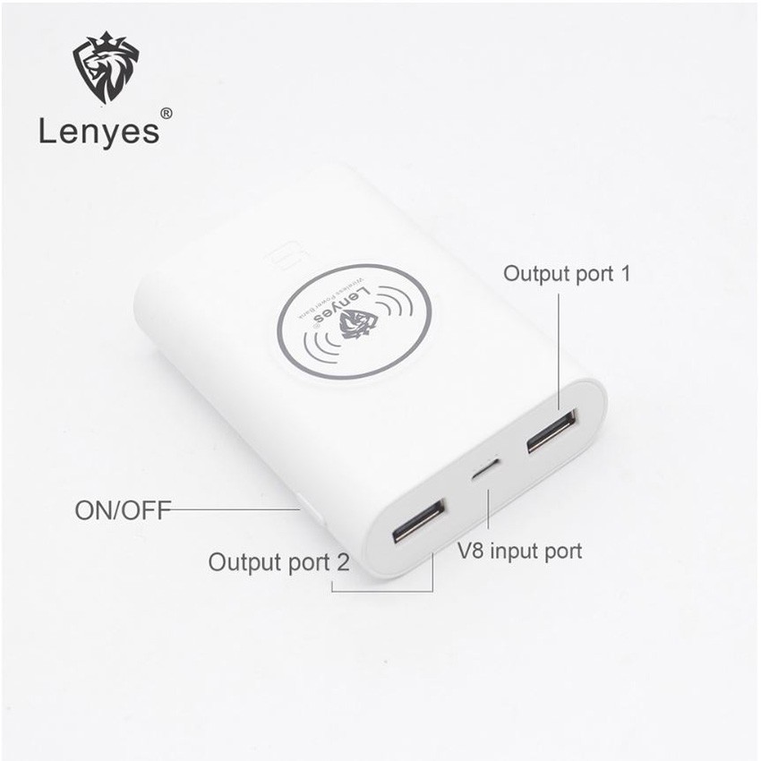 Sạc Dự Phòng Lenyes W8 Cao Cấp Lenyes W87800 MAh W8