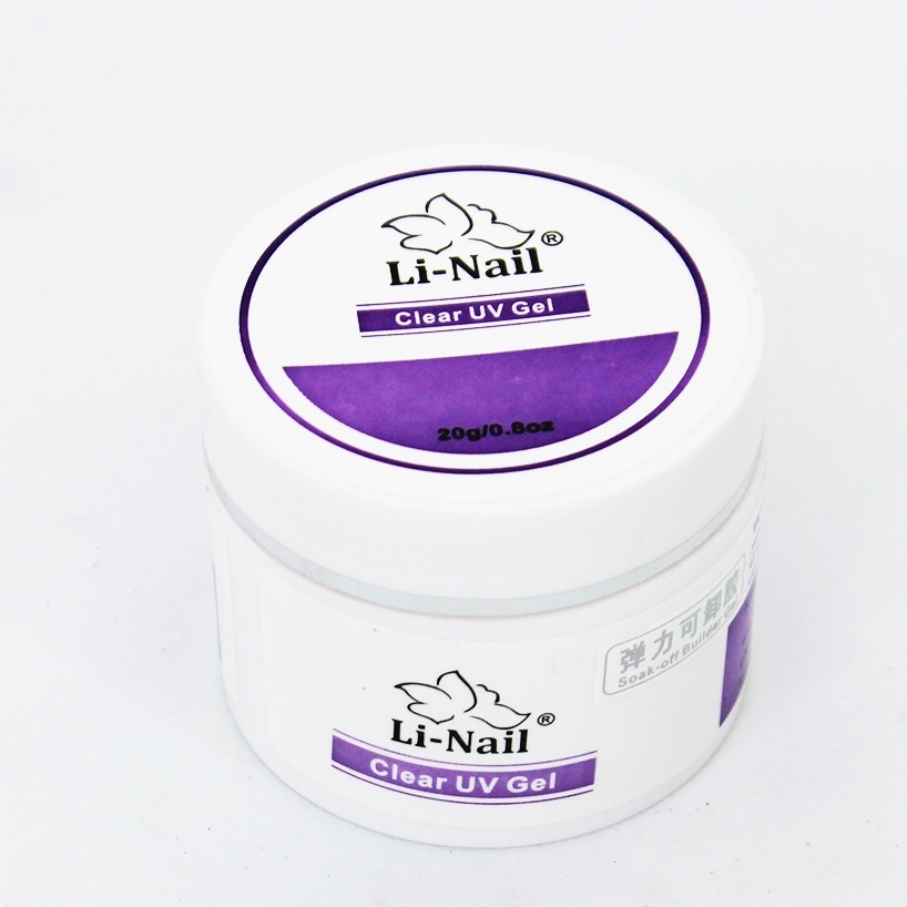 Gel đắp móng Li-nail chính hãng chất đậm đặc không nóng, màu trong suốt