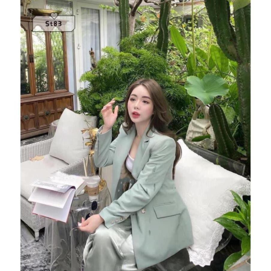 S177S199D1910 Sét vest xanh ngọc