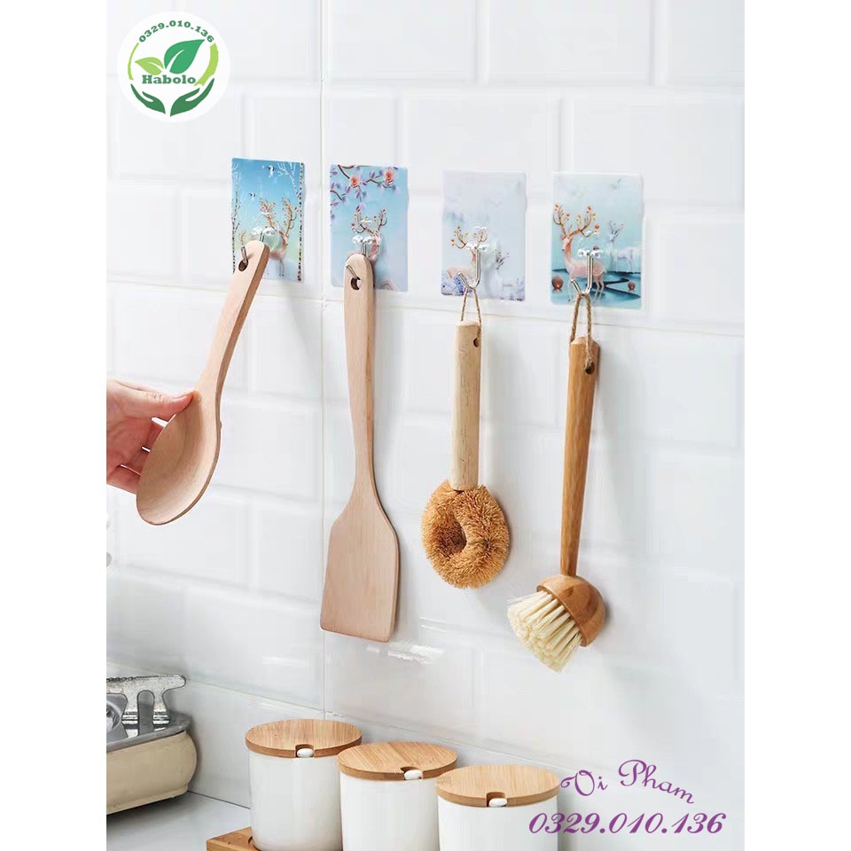 Combo 30 Móc Dán Tường Đa Năng In Hình Họa Tiết 3D Nhiều Hình Siêu Chịu Lực... Nhiều Tiện Ích.