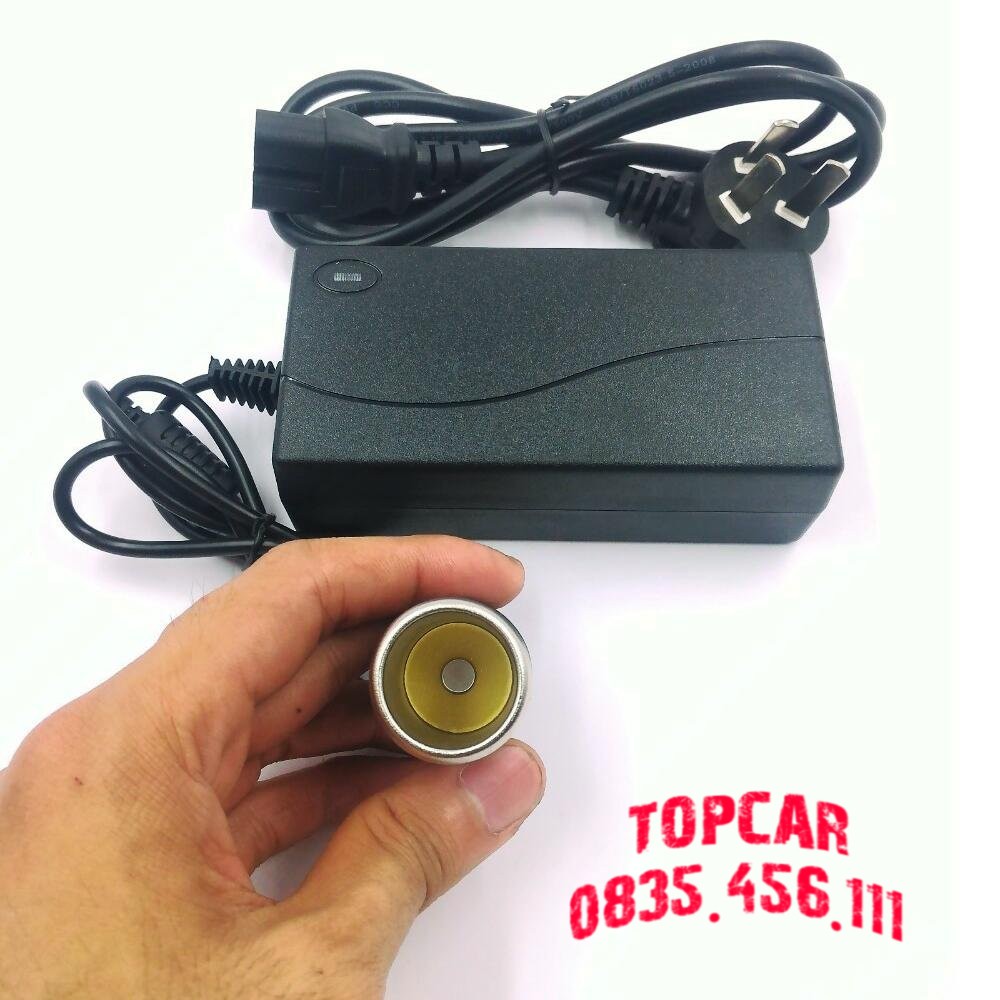 Bộ Adapter Chuyển Đổi Điện Xoay Chiều AC 220V Sang Một Chiều DC 12V5A Dùng Cho Máy Bơm Máy Hút Bụi Ô Tô Xe Hơi