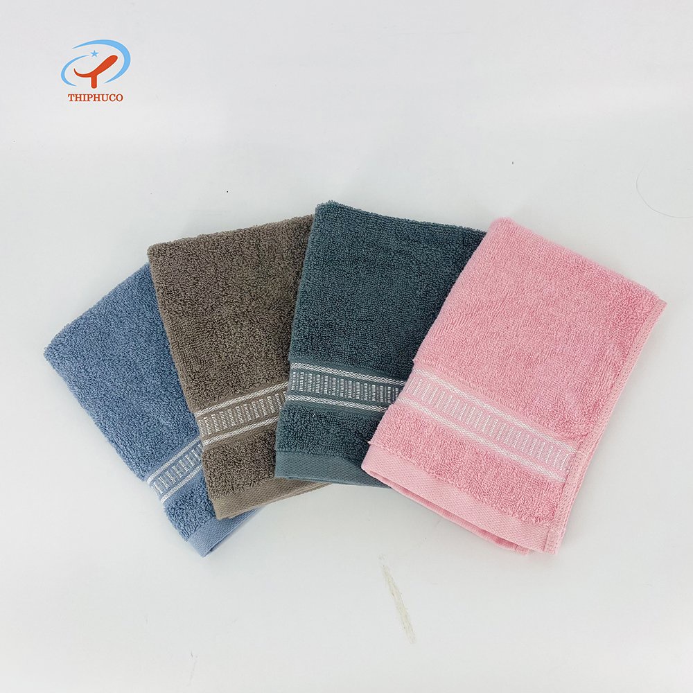 Khăn Tay Cotton Cao Câp Thiện Phú 28x42x52g, Khăn Đa Năng S362 Bông Sợi Tự Nhiên Thấm Nước Tốt