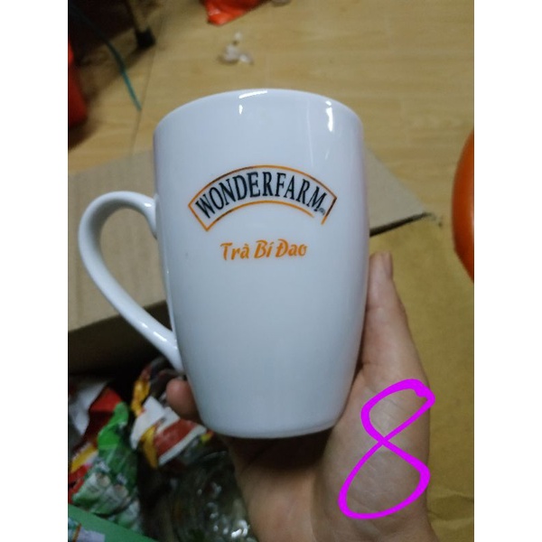 1 cặp ly bia có quai. ly trắng sứ. ly thủy tinh số