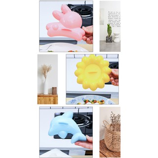  Bộ 4 khuôn ép cơm hình thỏ, hoa, cá heo