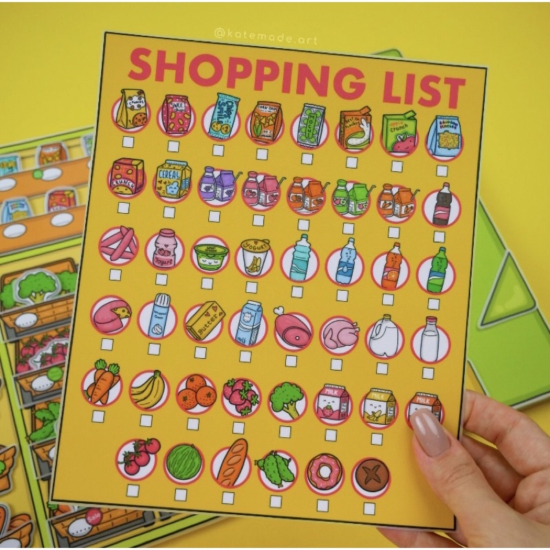 Búp bê giấy cửa hàng tiện lợi hot nhất dành cho bé