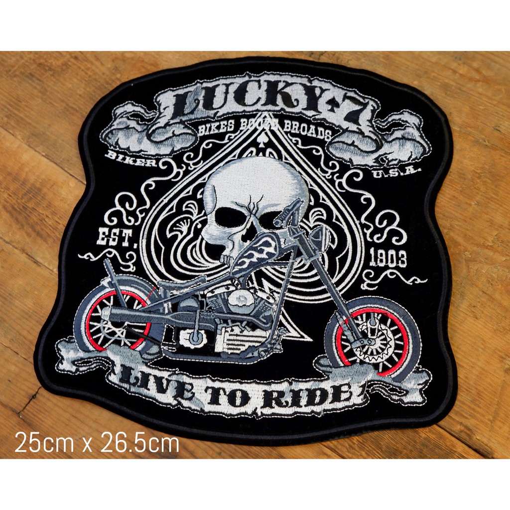 Sticker/Patch vải size lớn dùng trang trí quần áo Denim, Jean, Jacket, Bomber, Pilot ..v...v