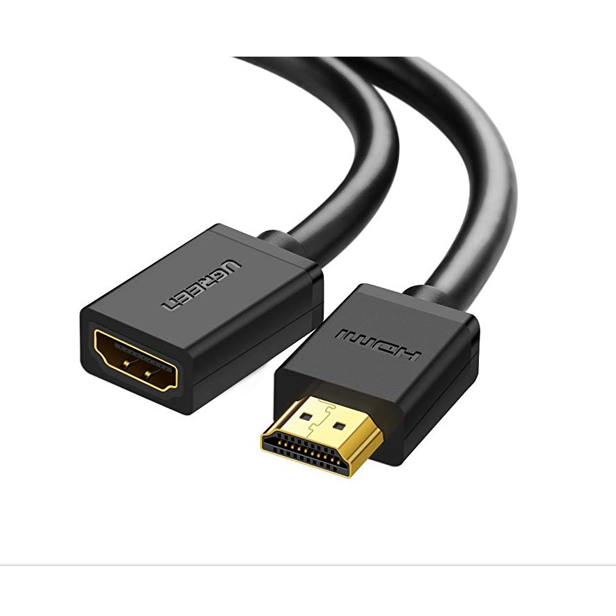 Dây nối dài HDMI 1.4 thuần đồng 19+1 Dài 1M UGREEN HD107 10141 - Hàng chính hãng