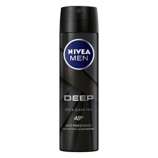 Xịt ngăn mùi than hoạt tính Nivea Men Deep 48h.