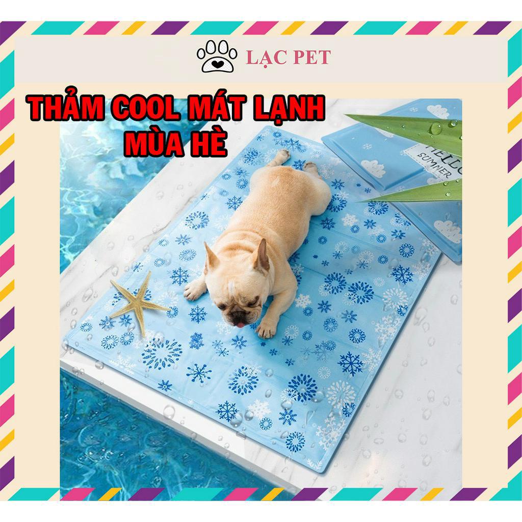 (MẪU NGẪU NHIÊN)Thảm mát cho thú cưng Super Cool – Đệm gel lạnh chống nóng cho chó mèo dễ làm sạch