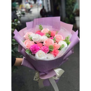 Bó hoa giấy nhún