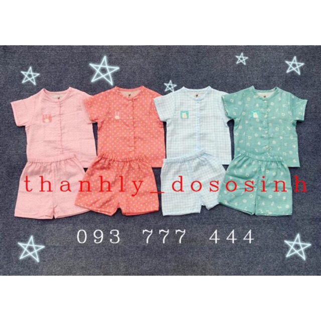 Bộ Cộc Lullaby Vải Xô Siêu Mát 2019