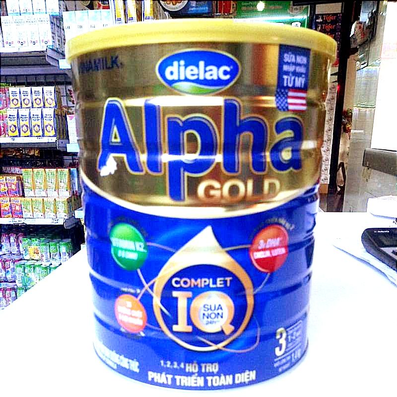 Sữa Dielac Alpha Gold IQ 3 1,5kg