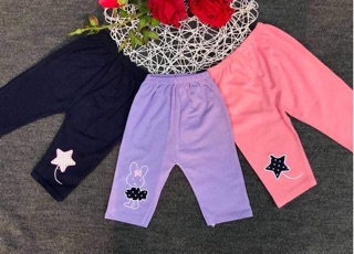 Quần legging lửng cho bé gái