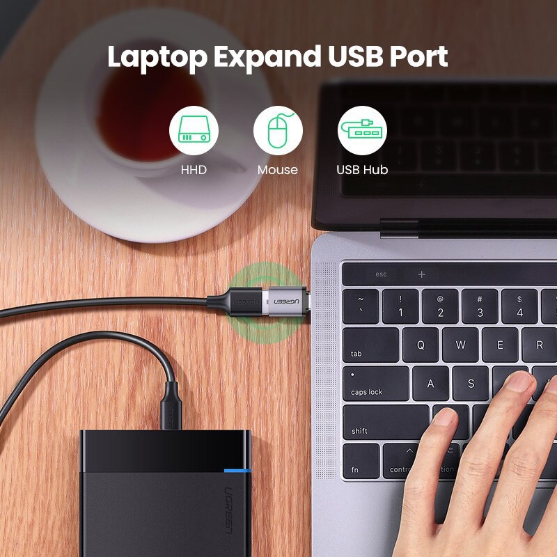 Đầu chuyển USB Type C to USB 3.0 Type-A Ugreen US270 | OTG Type-C UGREEN 50283 50284