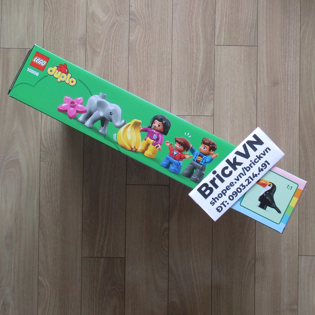 LEGO DUPLO 10906 Động Vật Rừng Nhiệt Đới  cho Bé Mầm Non 2+ Tuổi