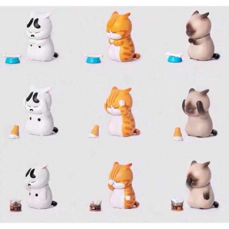 Mô hình mèo hoàng thượng đau khổ
