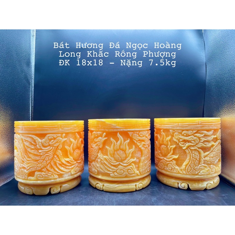 Bát Hương, Lư Hương, Bát Nhang Đá Ngọc Hoàng Long