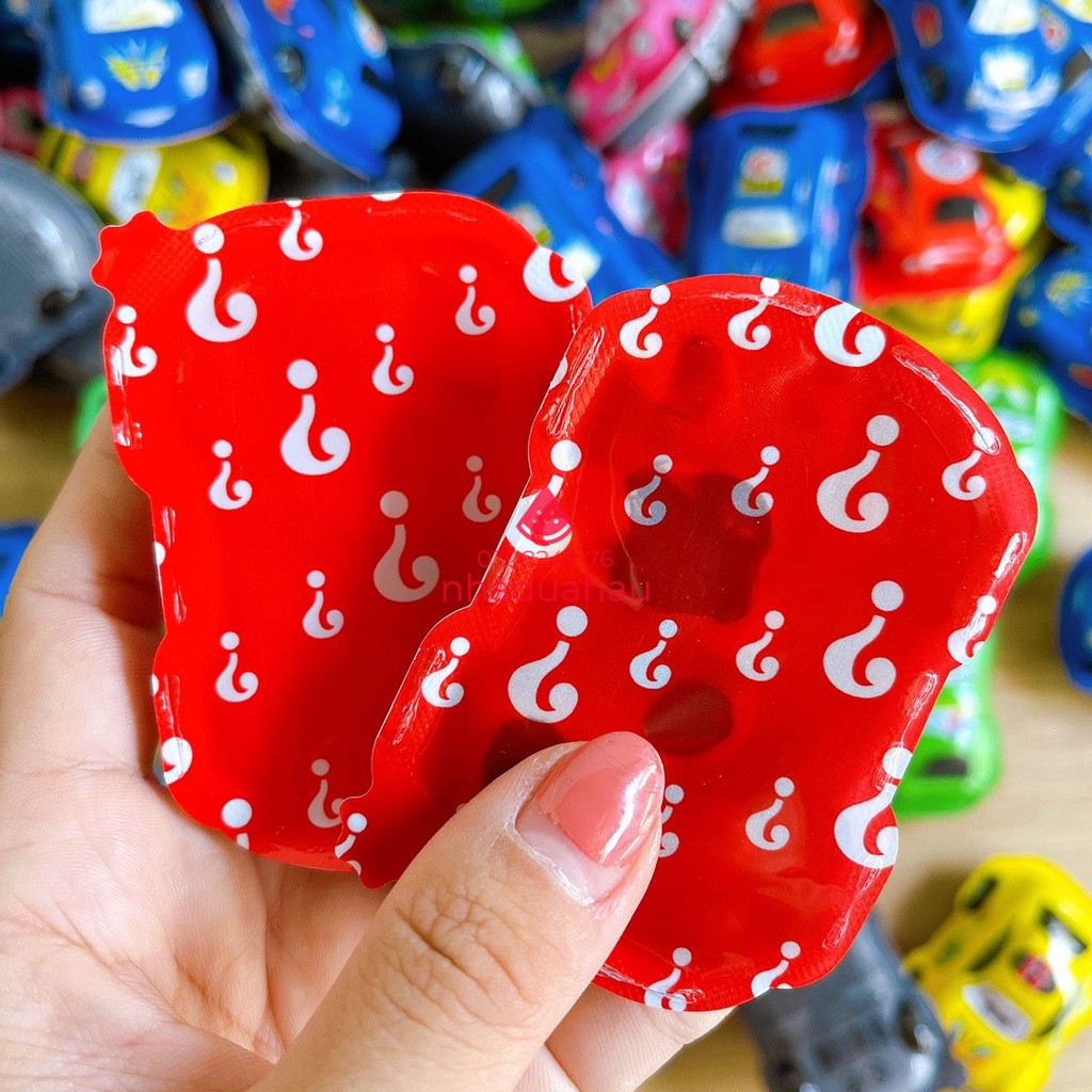 Combo 5 cái bánh trứng chấm kem sô cô la hình đồ chơi xe hơi/ ô tô/ máy bay Thái Lan mix màu cái 11gam