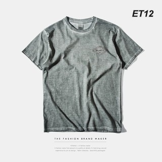 Áo thun cotton xanh rêu 
