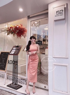 Đầm body chiết eo