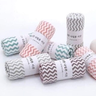Set 10 chiếc khăn mặt hàn quốc kẻ sọc
