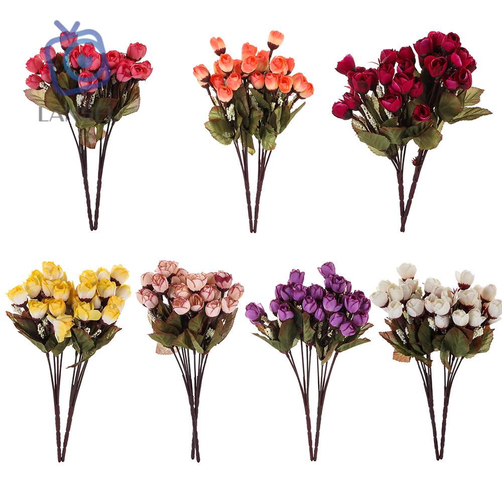 Bó Hoa Hồng Nhân Tạo Chất Lượng Cao Trang Trí Nhà Cửa/Tiệc Cưới DIY