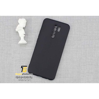 Ốp lưng silicon màu đen Xiaomi Redmi 9 siêu mỏng