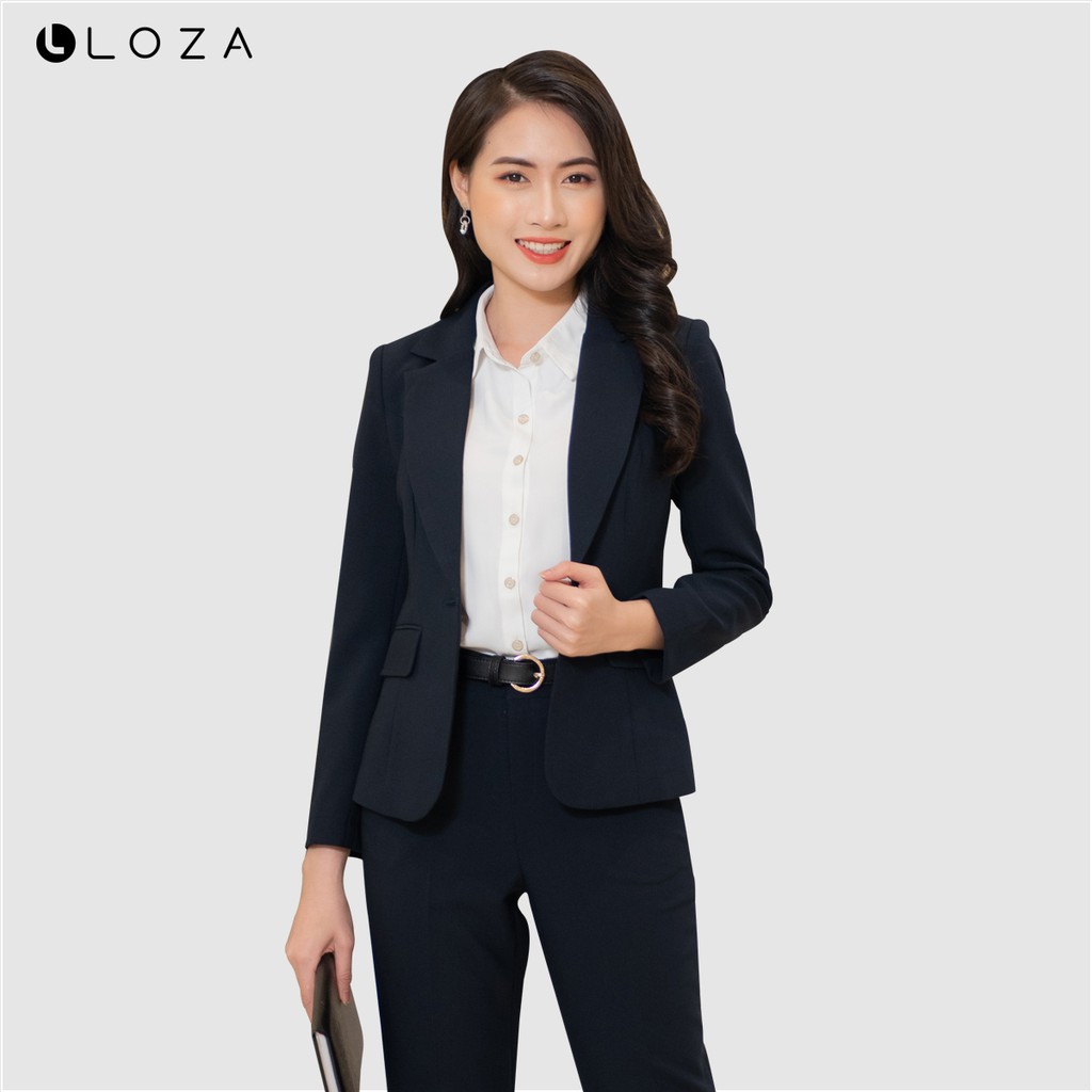 Set áo vest nữ công sở & quần dài-LOZA LV5105