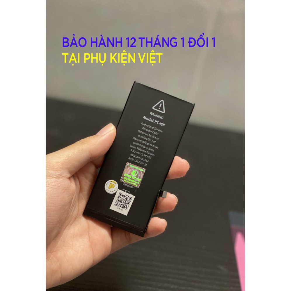 Pin iPhone Dung Lượng Cao BISON Cho 6,6s,6plus,6splus,7,7plus,8,8plus,X - pin gắn trong Bảo Hành 12 Tháng