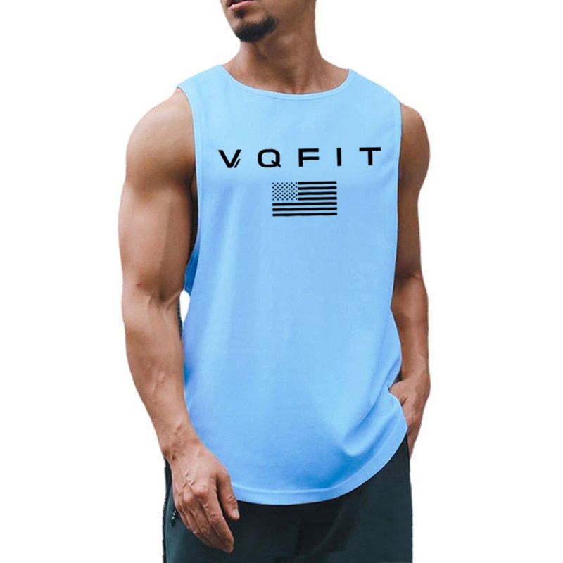 Áo thun sát nách thời trang mùa hè phong cách thể thao dành cho nam