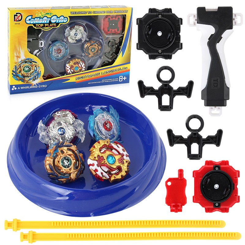 Bộ 4 con quay Beyblade Burst kèm phụ kiện thú vị dễ chơi