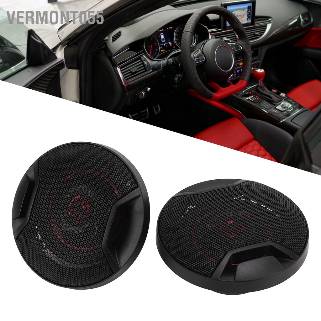 Vermont055 1 cặp loa âm thanh Tweeters mái vòm trên ô tô Tụ điện Universal 250W 4in GT ‑ HP 4H
