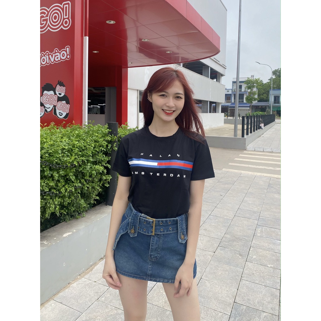 Áo thun HALAN AMSTERDAM xuất phông cotton sang xịn mịn