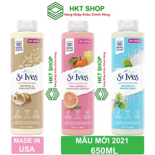 [USA] Sữa tắm tẩy tế bào chết St. Ives 650ml - HKT Shop
