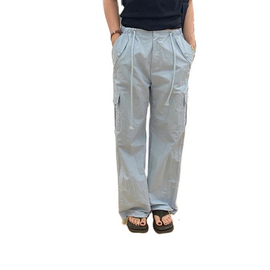 Quần ống rộng Màu Sắc Đơn Giản Thời Trang Cho Nữ