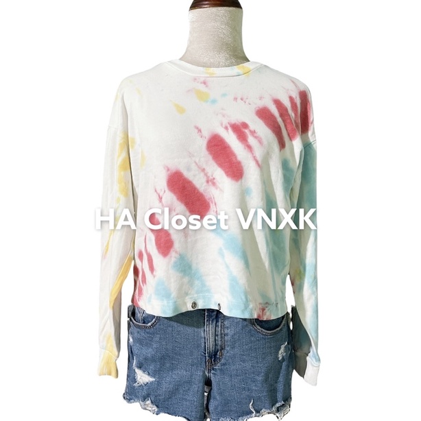 Áo Nỉ Sweater Loang Màu Xuất Dư