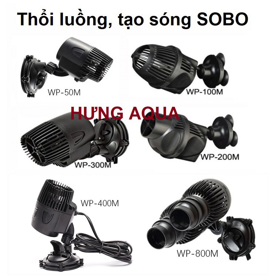 Máy thổi luồng – máy thổi luồng hồ cá – thổi luồng tạo sóng bể cá SOBO/Jeneca từ 3W-25W WP-50M 100M 200M 300M 400M 800M