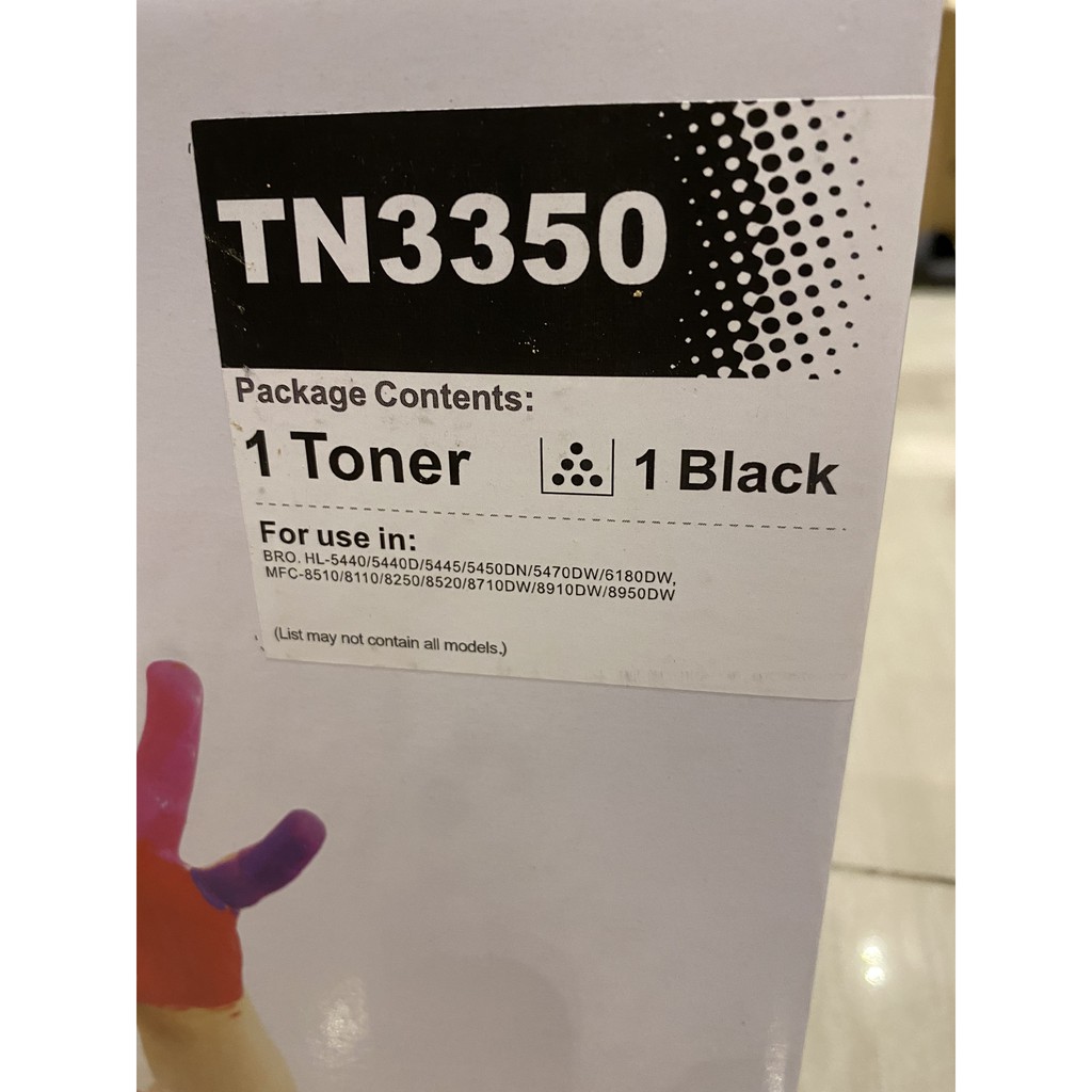 Hộp mực Brothe.r TN3350| Máy HL-5440, 5440D, 5445, 5450DN, 5470, 6180dw/ MFC-8510, 8110, 8250, 8520, 8710, 8910, 8950dw