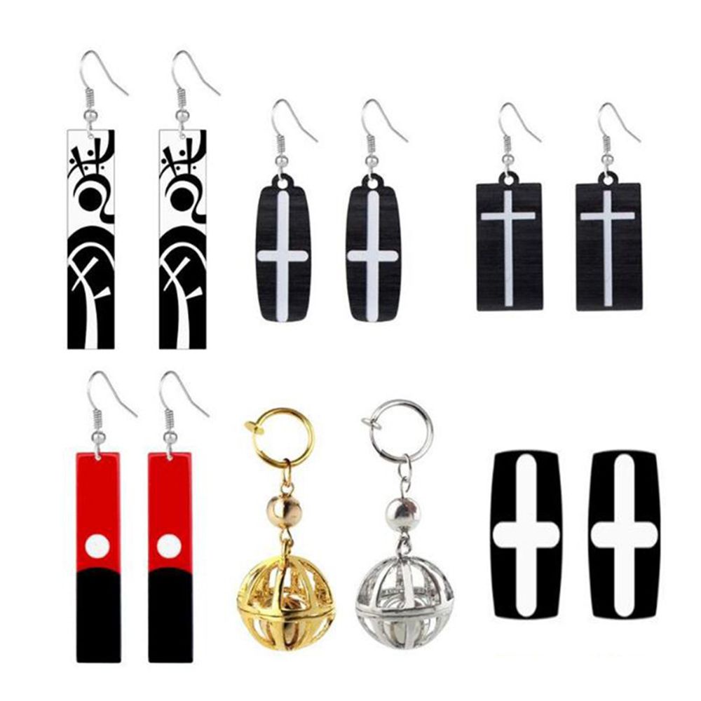 UPSTOPVN 2022 New Fashionable Kurokawa lzana Anime Character Earrings